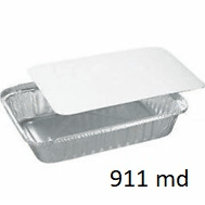 Lasagne bakjes 911ml. met deksels